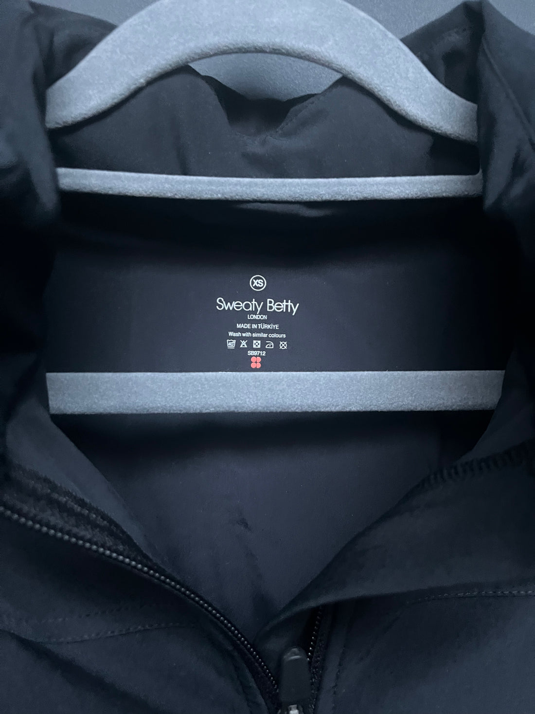 Sweaty Betty black fast track jacket xsmall