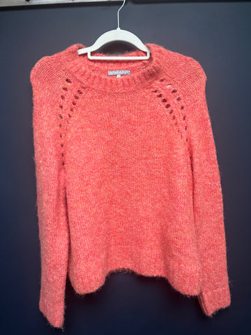 New Oliver bonas fluffy orange jumper 12