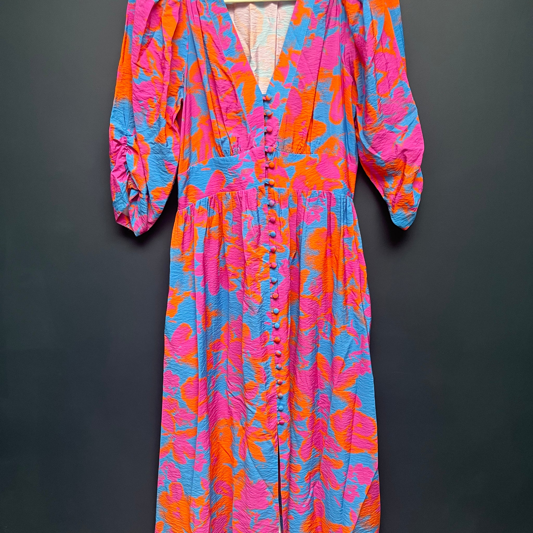 Oliver bonas luminous floral dress 8