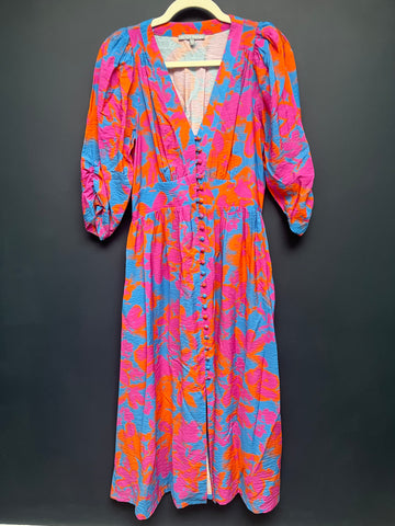 Oliver bonas luminous floral dress 8