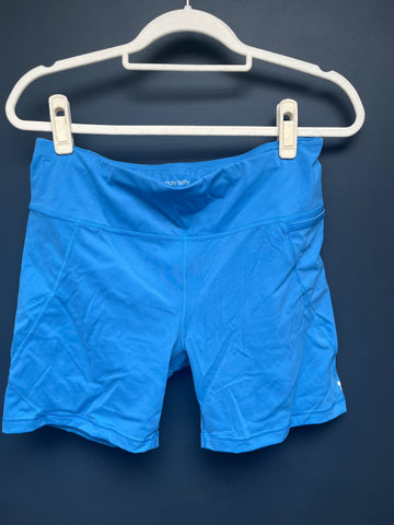 Sweaty Betty blue power shorts large 6inch