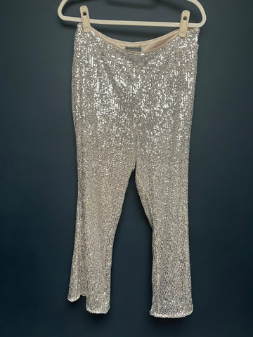 Mint velvet sequin trousers 14 short
