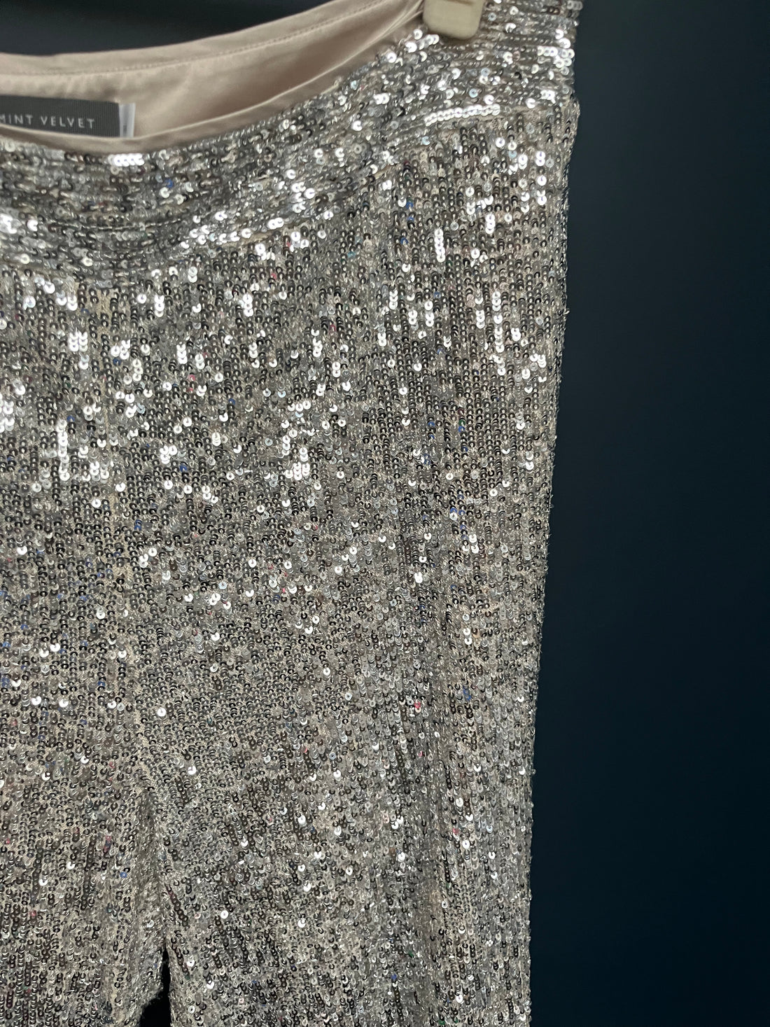 Mint velvet sequin trousers 14 short