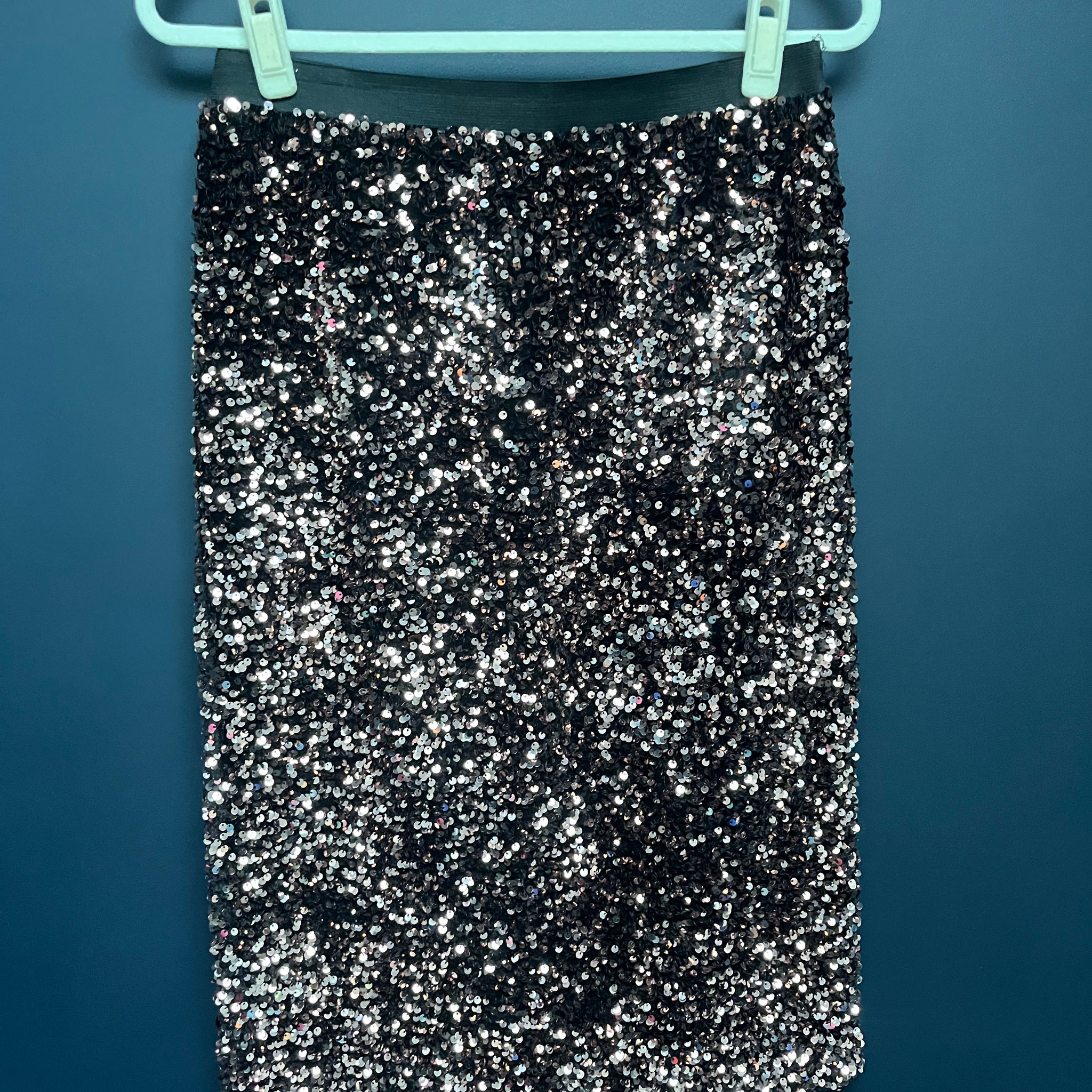 Hush sequin pencil skirt 12