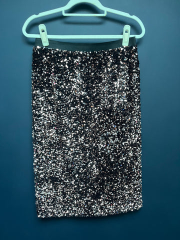 Hush sequin pencil skirt 12