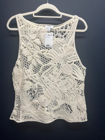 New H&M crochet vest top large