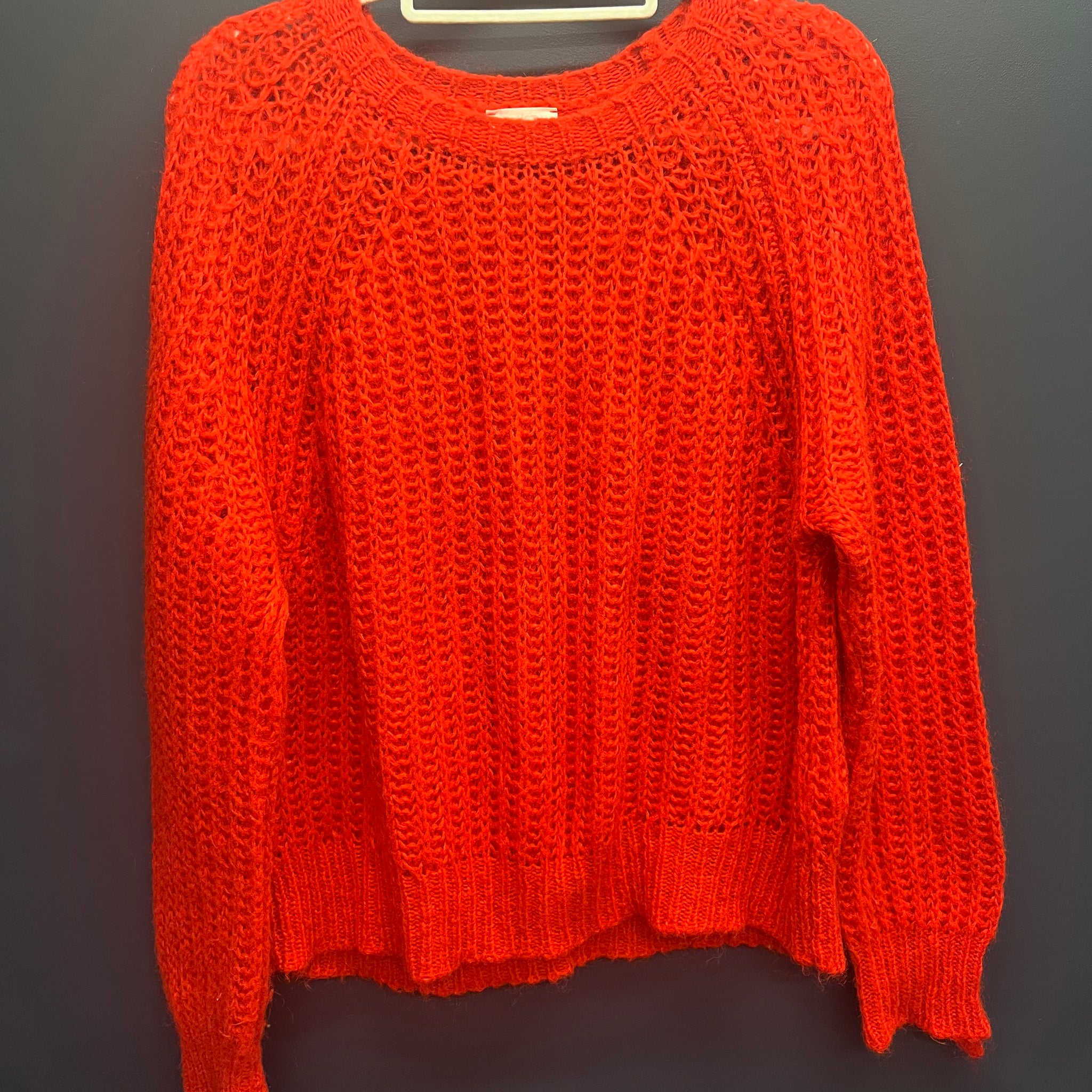 Hush tabby fluffy crew neck jumper medium