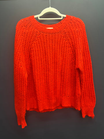 Hush tabby fluffy crew neck jumper medium