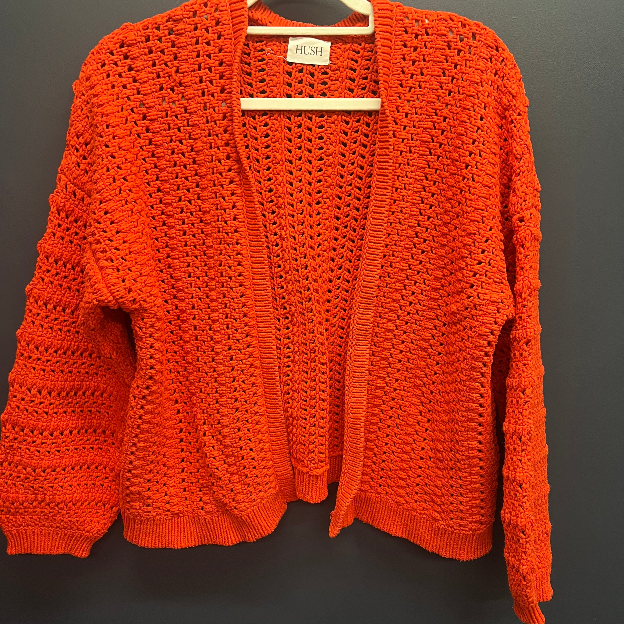 Hush pixie red open cardigan medium