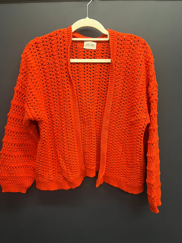 Hush pixie red open cardigan medium