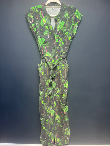 Oliver bonas tropical print jumpsuit 10