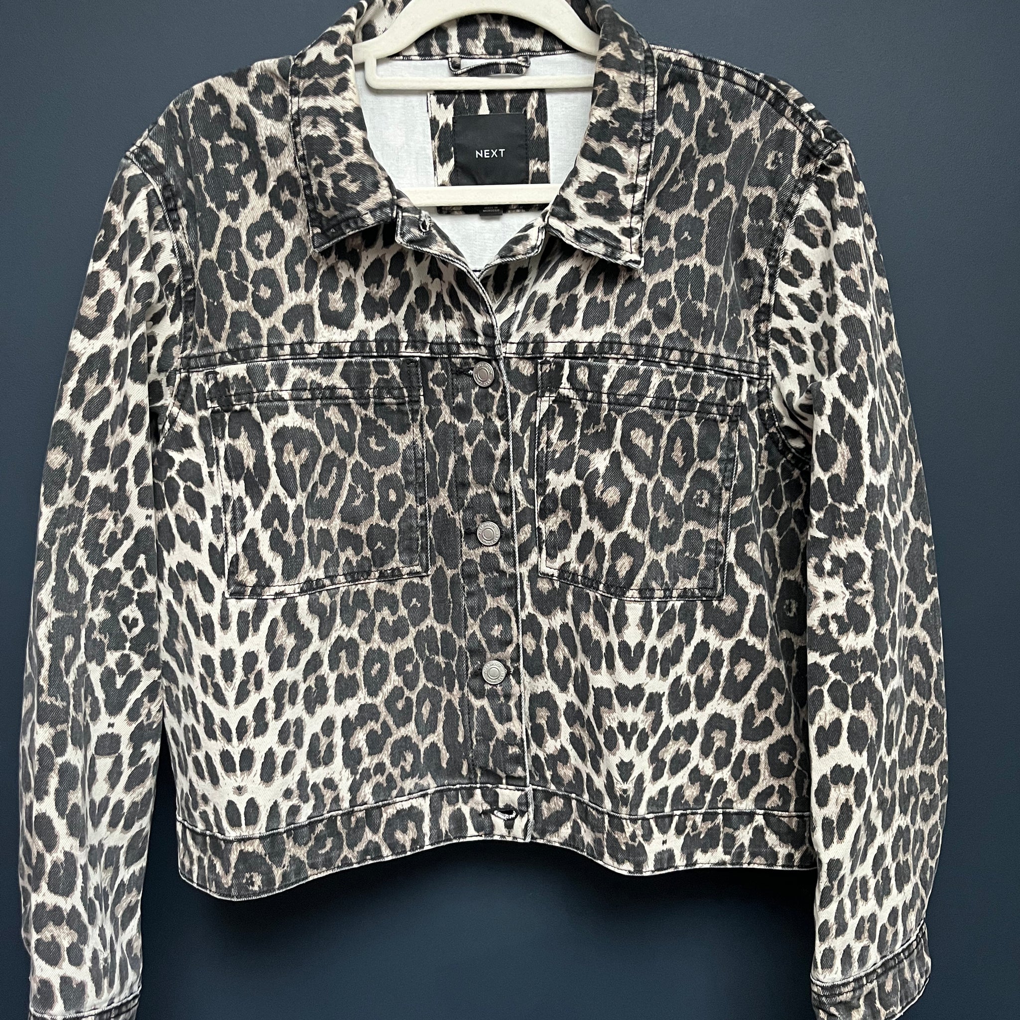 Next leopard print denim jacket 12