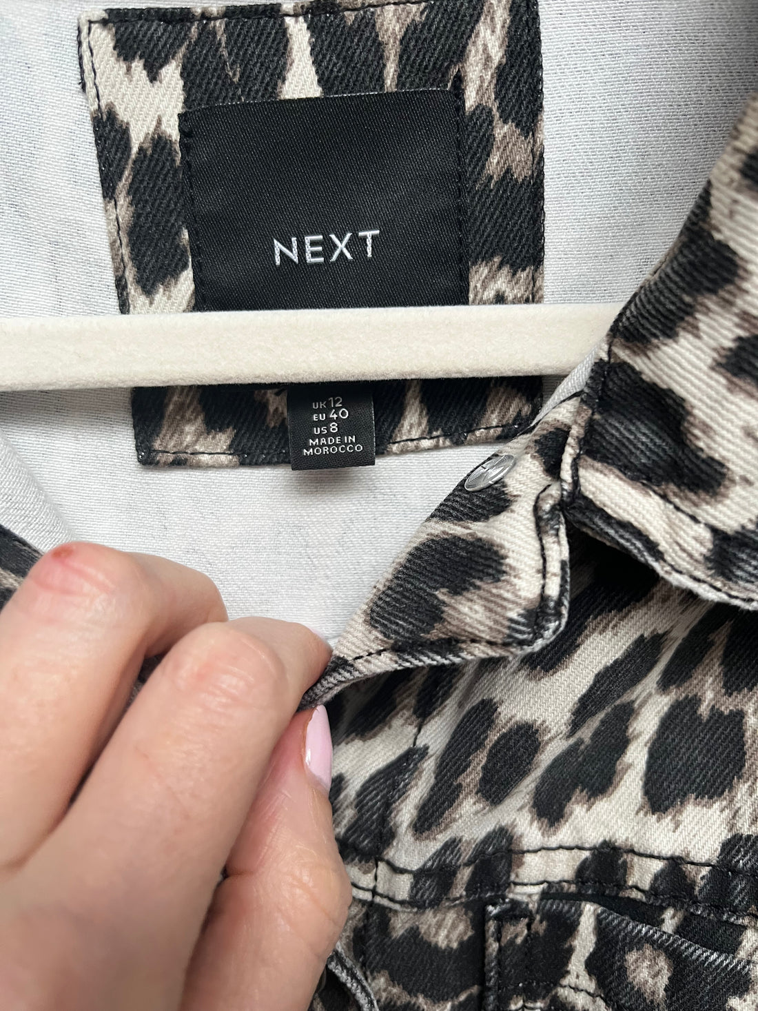 Next leopard print denim jacket 12