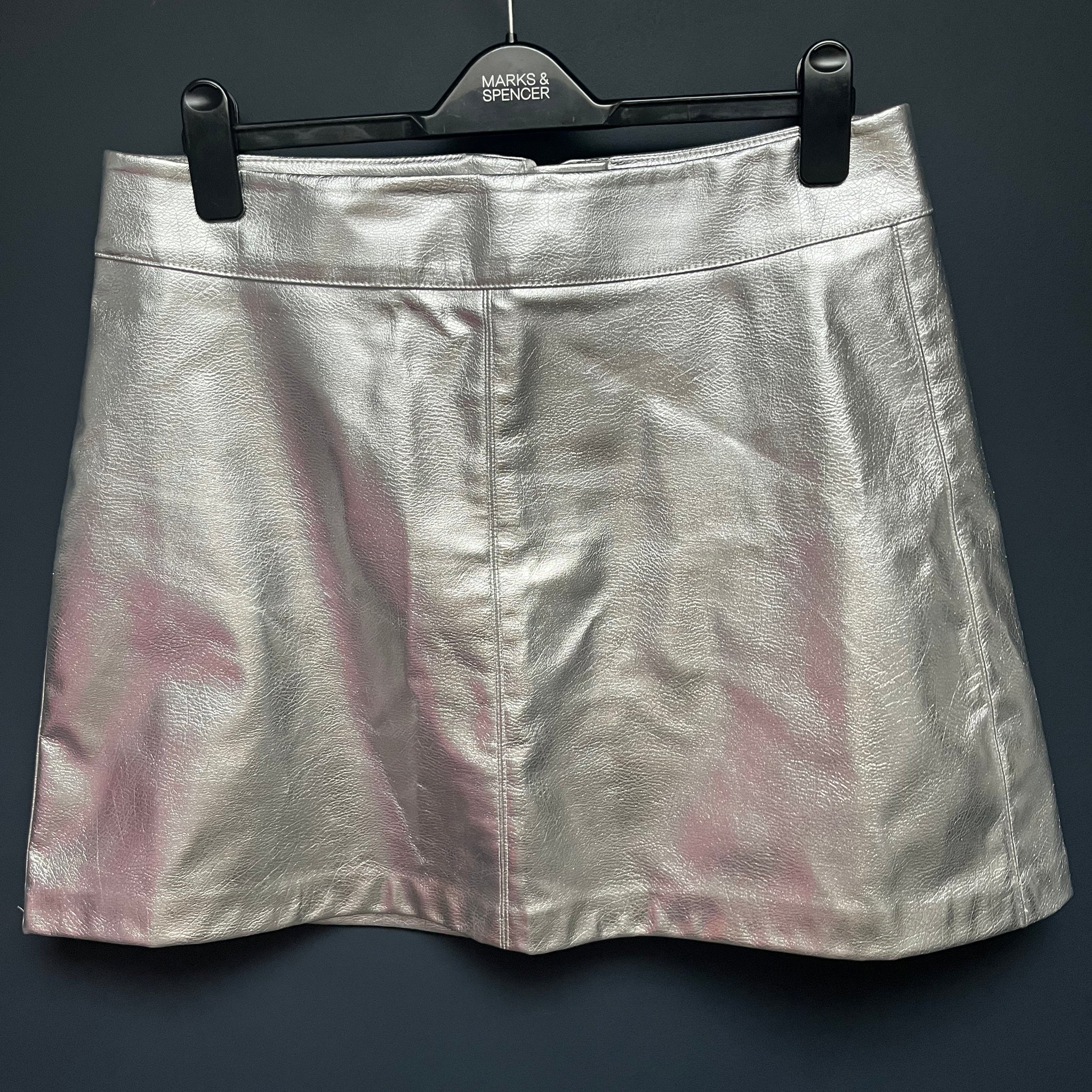 Marks & Spencer’s silver skirt 16