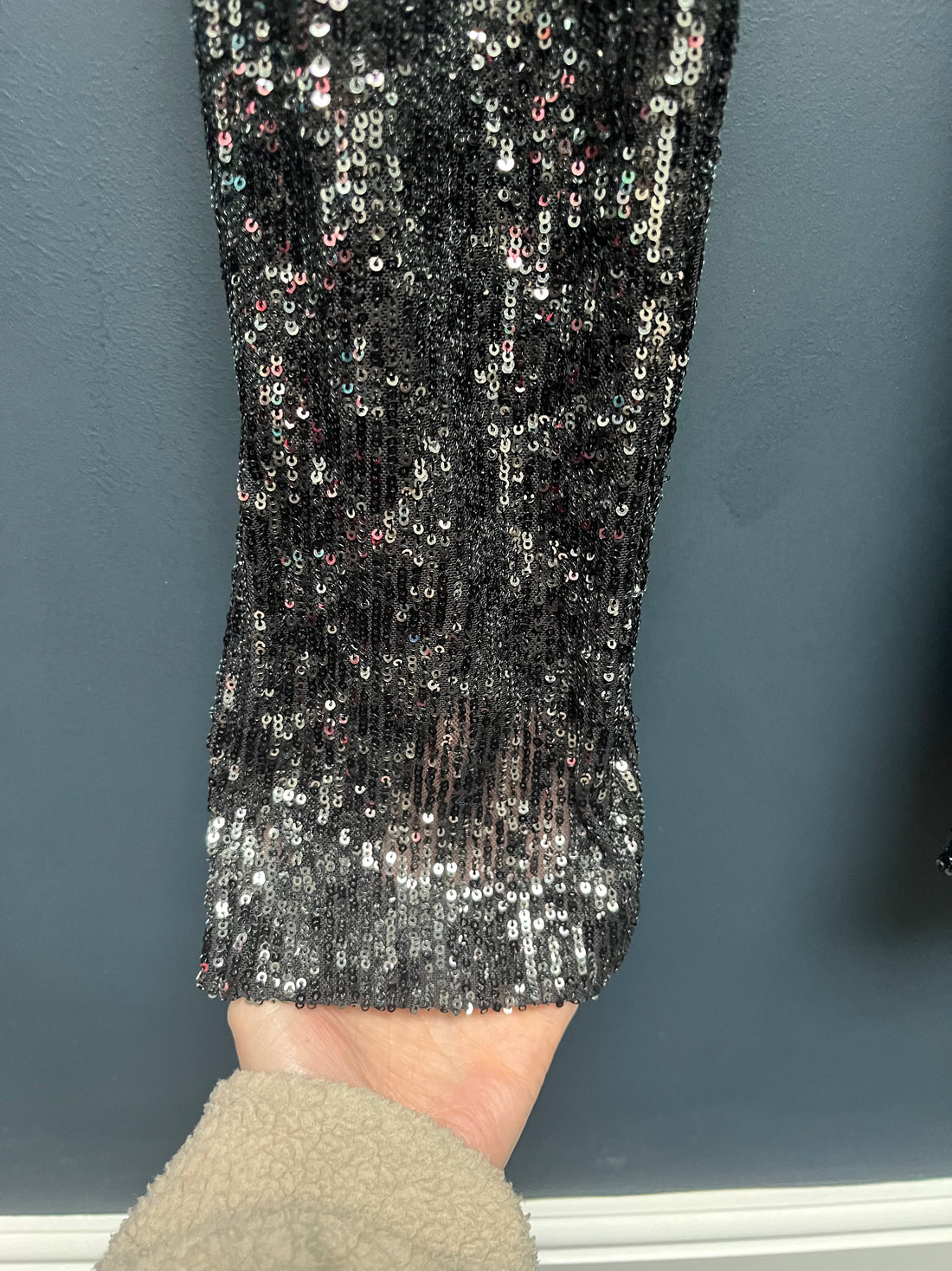 Marks & Spencer’s sequin trousers 8 regular