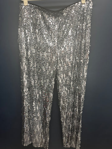 Marks & Spencer’s sequin trousers 18 regular