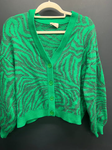 Hush animal mark cardigan XLarge